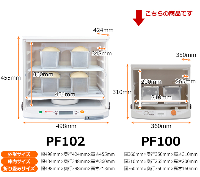 生活家電 調理機器 洗えてたためる発酵器mini PF100 | 日本ニーダー株式会社
